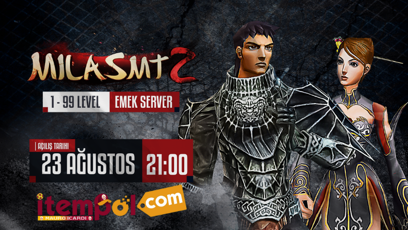 Milasmt2 Opens on Friday, August 23, 2024 1-99 Emek Server