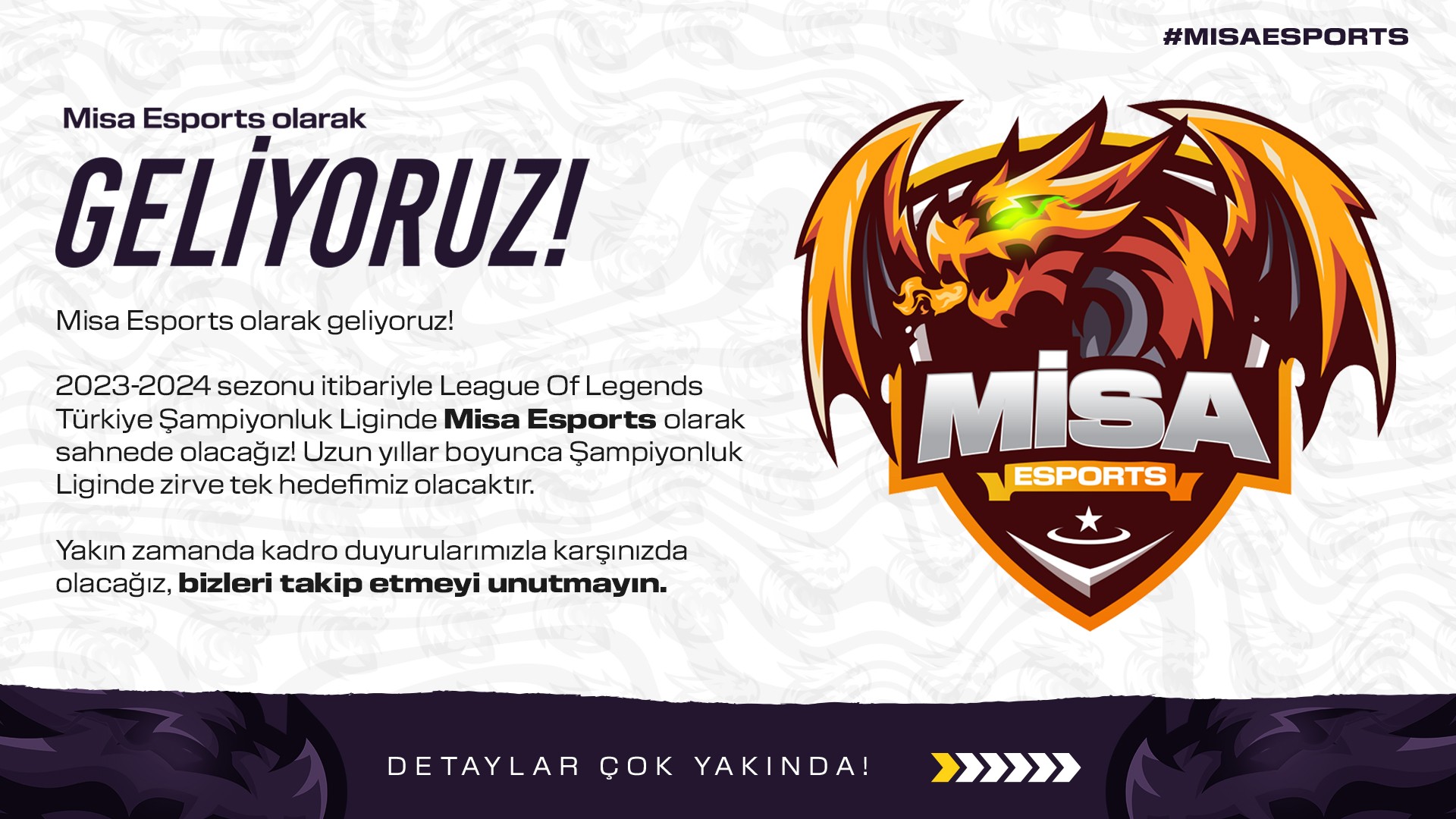 Misa Esports Olarak Geliyor!