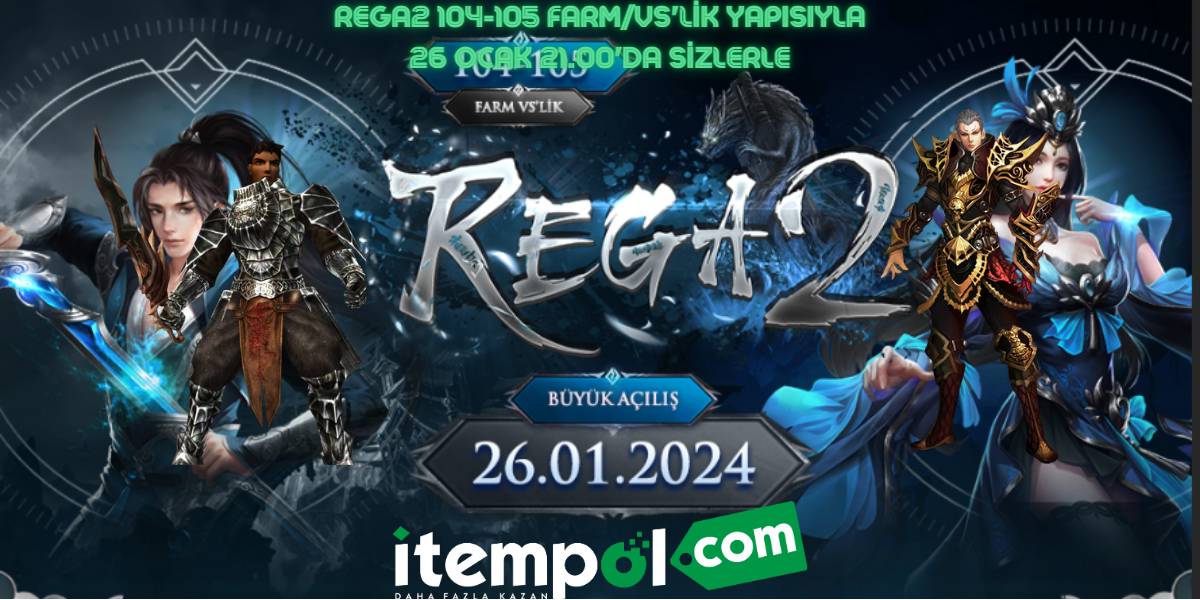 REGA2 104-105 FARM/VS'LİK YAPISIYLA 26 OCAK 21.00'DA SİZLERLE