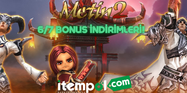 Metin2 6/7 Bonus İndirimleri!