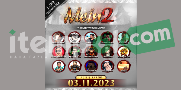 Mein2 New Server Opens on November 3