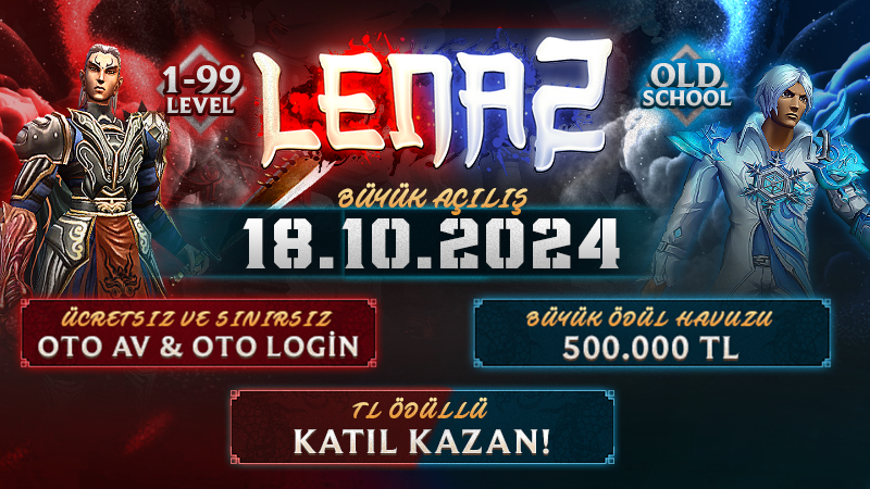 Lena2 1-99 Hard Emek Server Büyük Açılış 18.10.2024