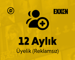 12 Aylık EXXEN Üyelik (Reklamsız)