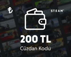 200 TL Steam Wallet Code