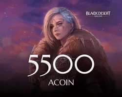 Black Desert Acoin 5000+500 Acoin