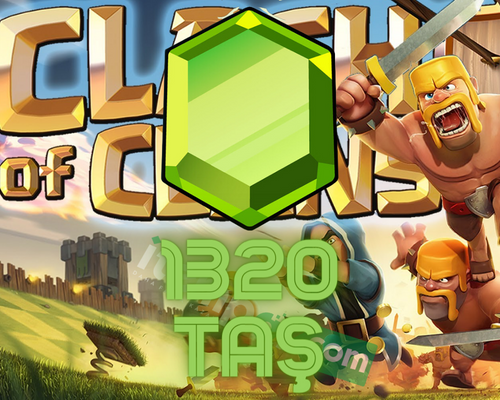 Clash Of Clans 1320 Elmas Yeşil Taş Satın Al