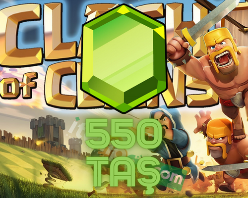 Clash Of Clans 550 Elmas Yeşil Taş Satın Al