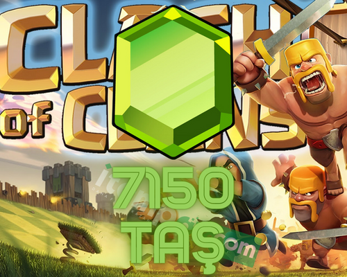 Clash Of Clans 7150 Elmas Yeşil Taş Satın Al