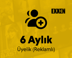 6 Aylık EXXEN Üyelik (Reklamlı)