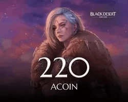 Black Desert Acoin 200+20 Acoin