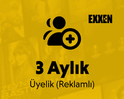 EXXEN Üyeliği (Reklamlı) 3 Ay