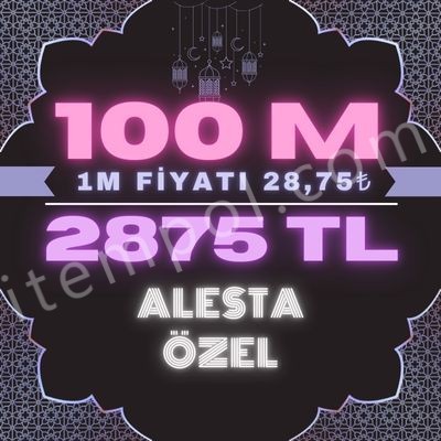 100 M SATILIR 2875 TL AKTİFİM GÜVENİLİR SATICI