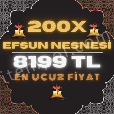 200 ADET EFSUN NESNESİ BEDAVA FİYAT