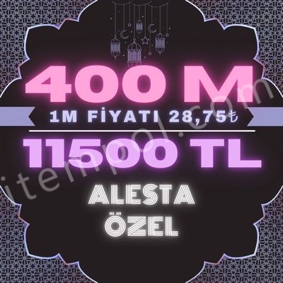 400 M SATILIR 11500 TL AKTİFİM GÜVENİLİR SATICI