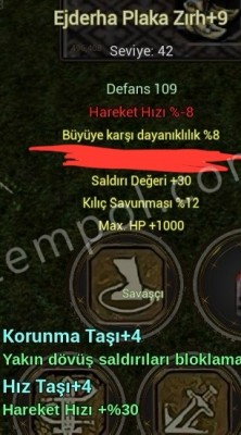 +9 HP KILIC STR EJDER