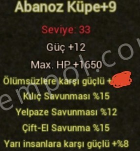 ABONOZ KÜPE