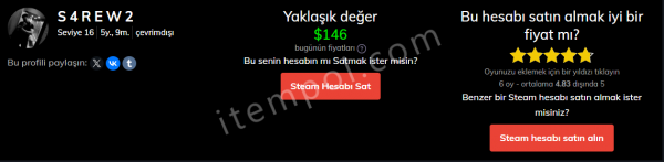 Dostlar Çok Uyguna Steam hesabımı satıyorum