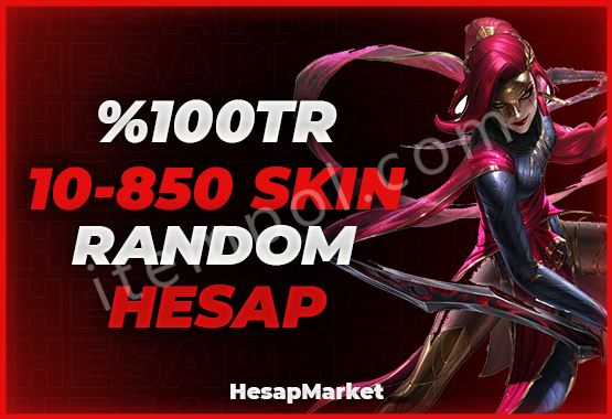 League Of Legends 100 TR 10-120 SKIN VİP RANDOM HESAP